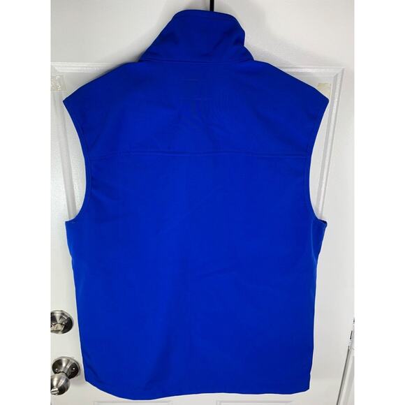 St. Johns Bay Mens Blue Vest Size M Polyester/Spandex Blend Zipper Closure - Picture 2 of 8